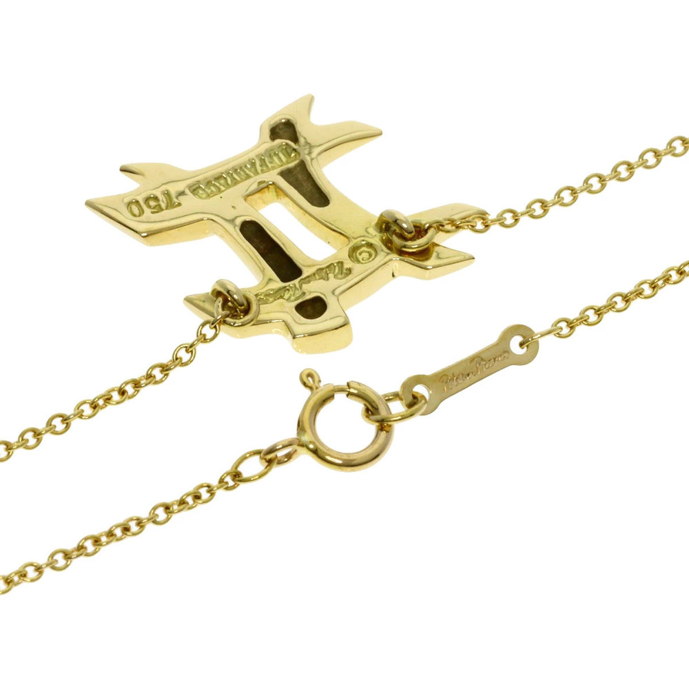 Tiffany Co Corman Cross Necklace Gold